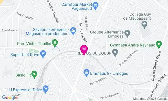 Localisation Restaurant Africain Chez Gabriella