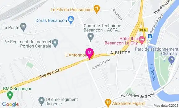 Localisation Restaurant  La Bastide