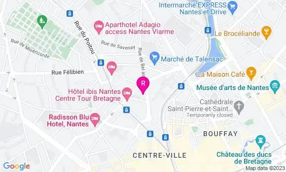 Localisation Restaurant  La Mandale