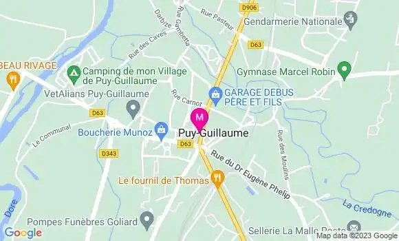 Localisation Restaurant Bar Le Surcouf