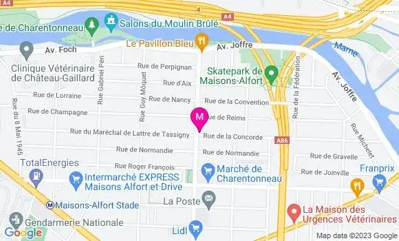 Localisation Restaurant  L