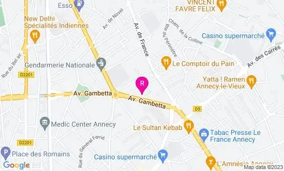 Localisation Restaurant  Chez Julie