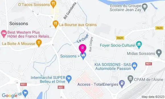 Localisation Restaurant Marocain Ali Baba