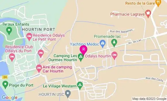 Localisation Restaurant  Camping les Ourmes