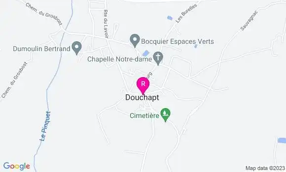 Localisation Restaurant  Des Bouches et des Oreilles