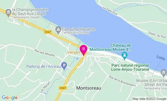 Localisation Restaurant  Le Ververt