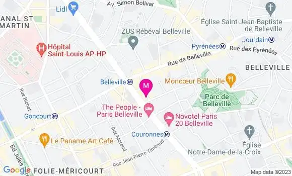 Localisation Restaurant  Le Pinceau