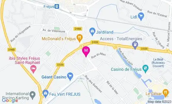 Localisation Restaurant  Le 126