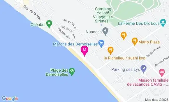 Localisation Restaurant  Le Caprice