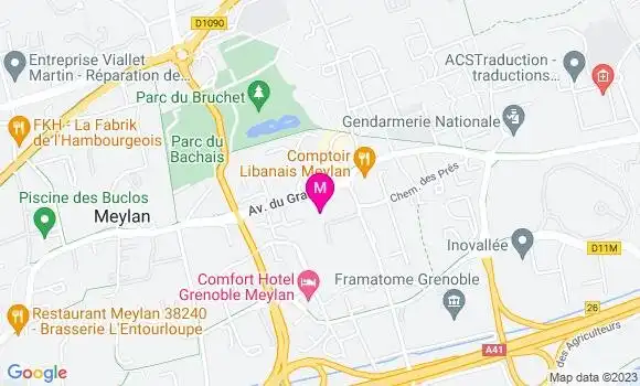 Localisation Restaurant  Le Square
