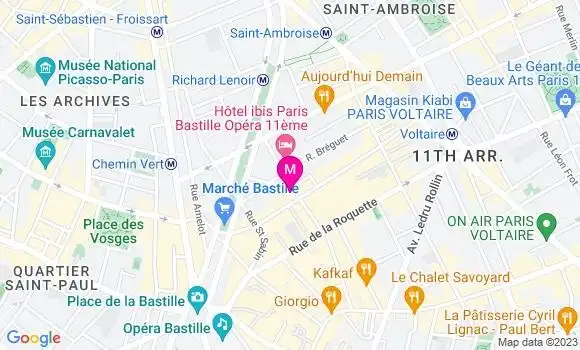 Localisation Restaurant Bar Les Cagettes