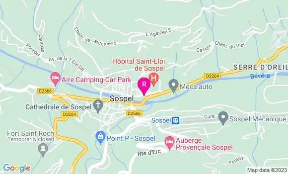 Localisation Restaurant  Le Relais du Sel