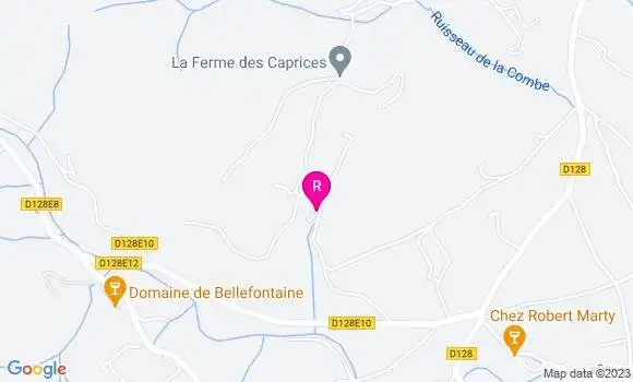 Localisation Restaurant  Mas de Font Chaude