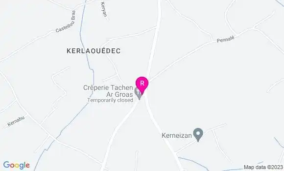 Localisation Crêperie Tachen Ar Groas