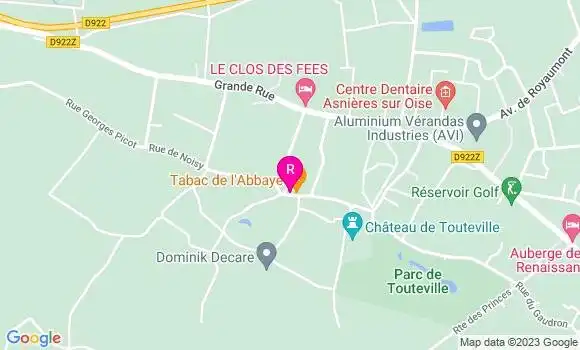 Localisation Restaurant  Aux Bonnes M