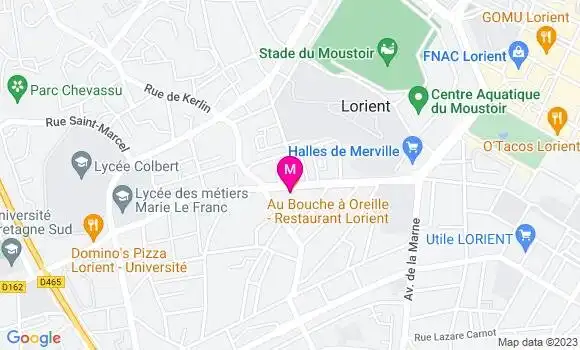 Localisation Restaurant  Au Bouche à Oreille