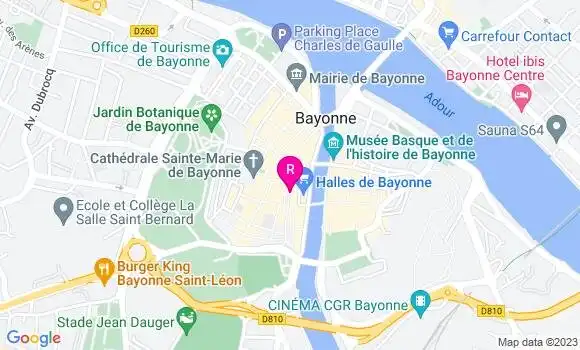 Localisation Restaurant  Le Belzunce