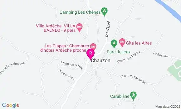 Localisation Auberge Sapède