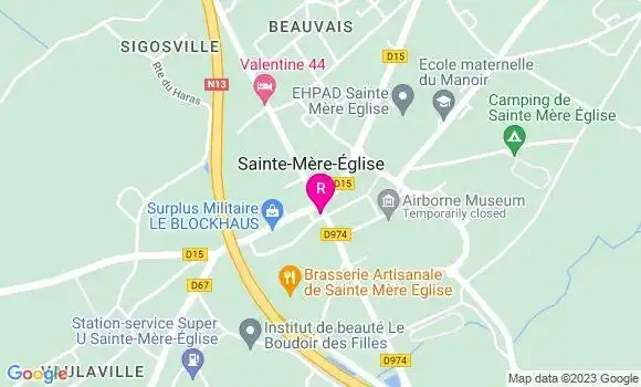 Localisation Restaurant  Les Délices du Cotentin