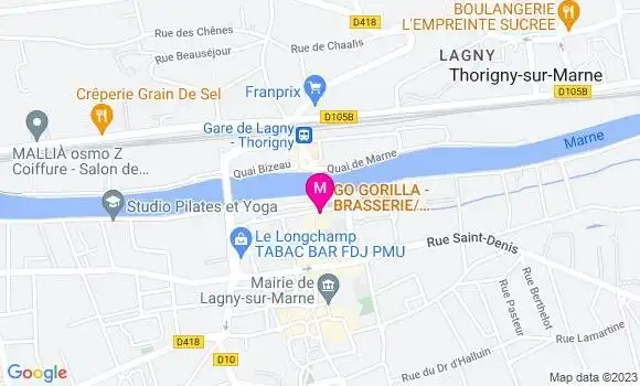 Localisation Brasserie Go Gorilla