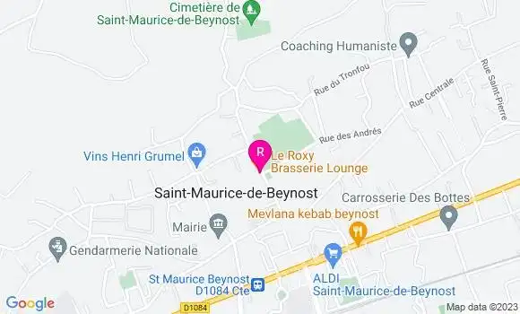 Localisation Brasserie Le Roxy
