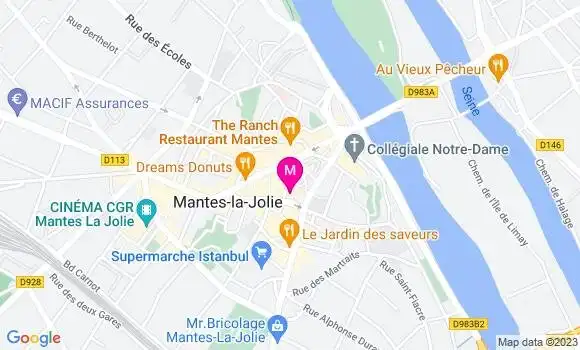 Localisation Restaurant Lounge Le Vogue