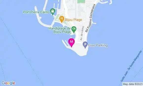 Localisation Le Restaurant du Yacht Club