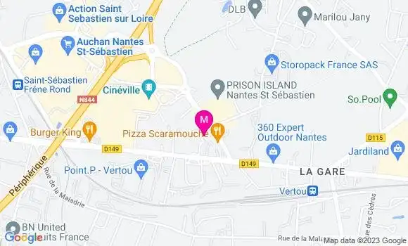 Localisation Memphis Restaurant Diner