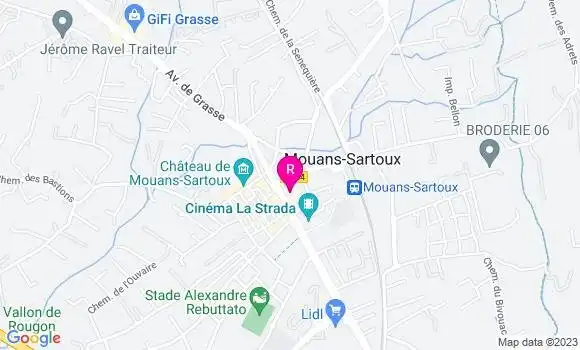Localisation Restaurant  La Table de Laurent