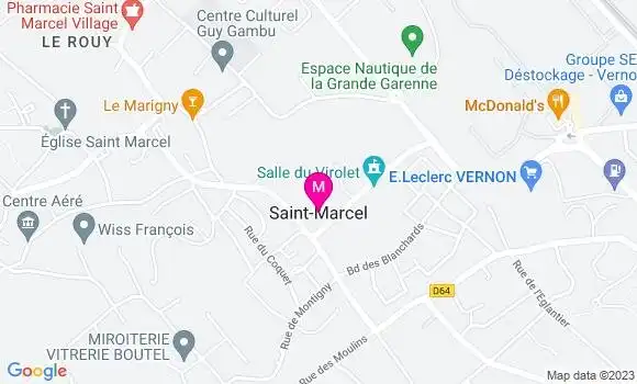 Localisation Auberge de Montfort