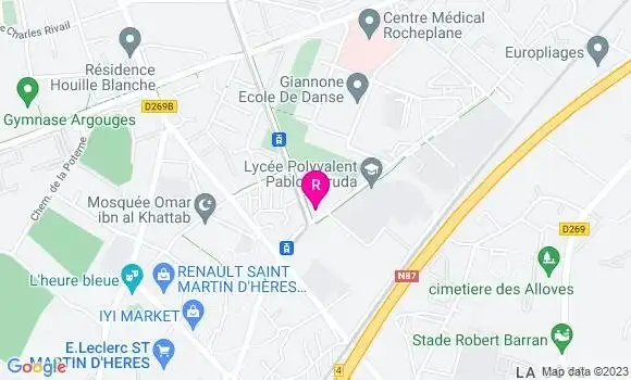 Localisation Restaurant  Le Club