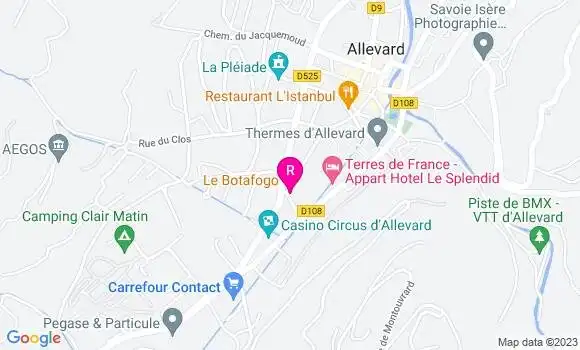 Localisation Restaurant  Le Botafogo