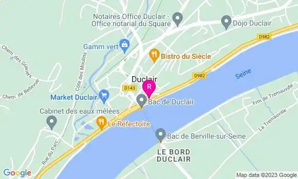 Localisation Restaurant  Quai 246