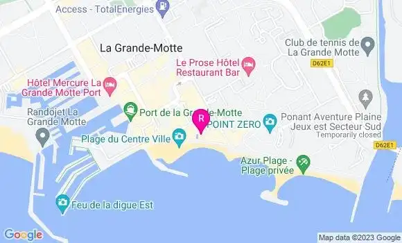 Localisation Restaurant  Le Tandem