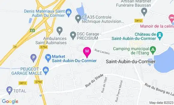 Localisation Restaurant  Aux Délices du Cormier