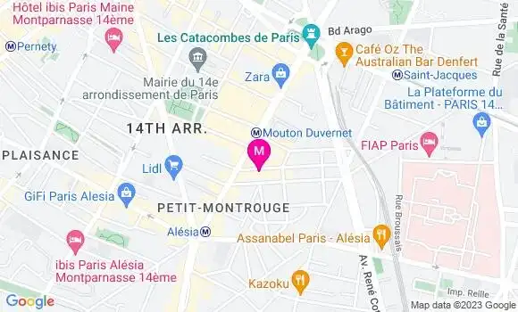 Localisation Restaurant Coréen Kakdougui
