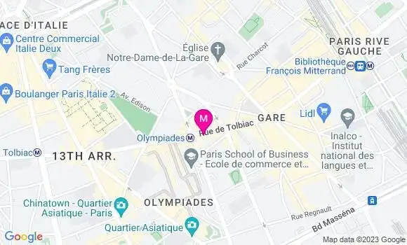 Localisation Turc Restaurant du Campus
