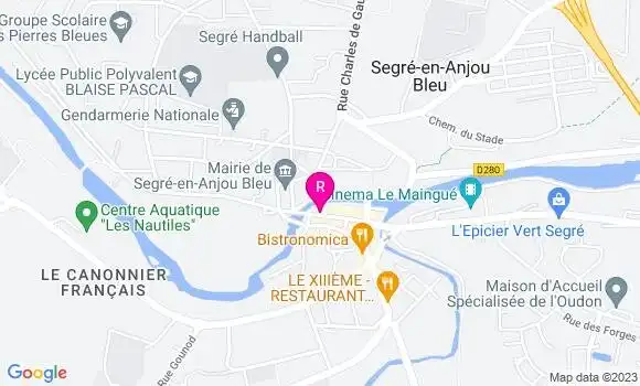 Localisation Pizzeria Chez Sam