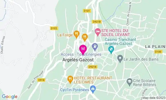 Localisation Crêperie Armorik et Py