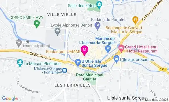 Localisation Restaurant  Doucinello Cuisine Gourmande