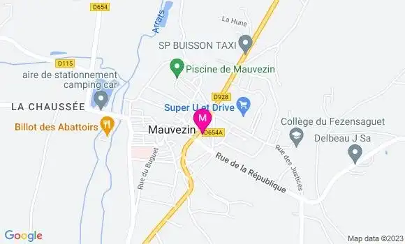 Localisation Pizzeria Les Arcades