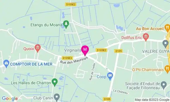 Localisation Auberge de Charron