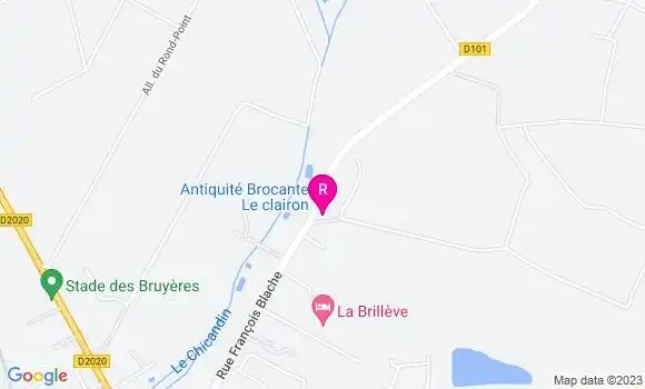 Localisation Restaurant  Au Clairon