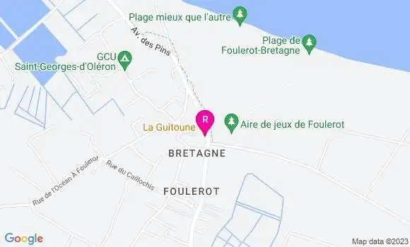 Localisation Restaurant  La Guitoune