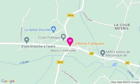 Localisation Restaurant Bar La Bonne Franquette
