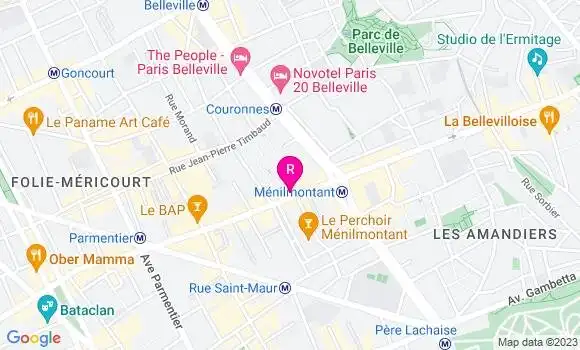 Localisation Restaurant  Monsieur Appert