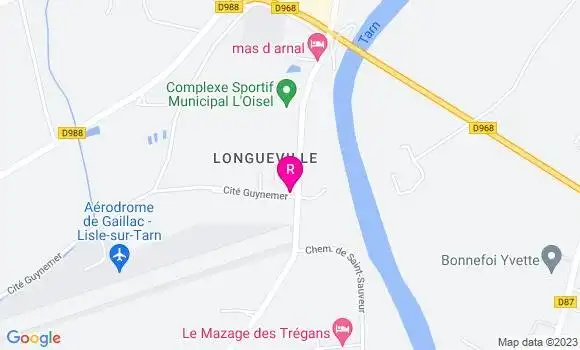 Localisation Restaurant  Les Ailes