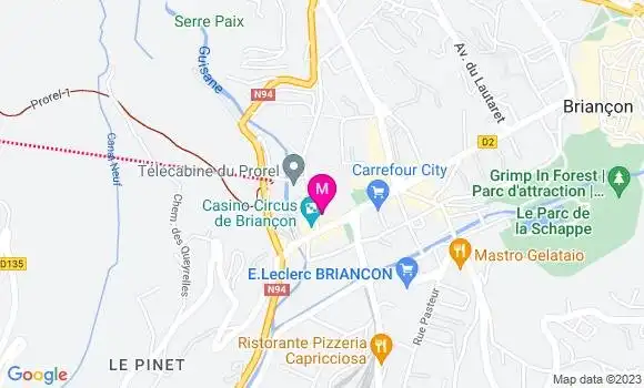 Localisation Restaurant  A Vos Papilles