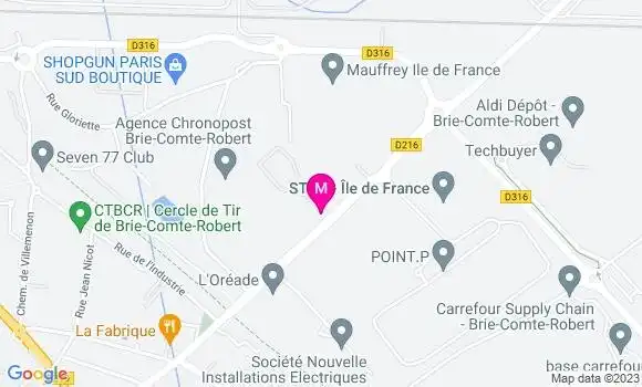 Localisation Restaurant  La Paillote