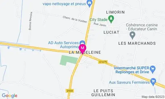Localisation Bistrot Entre Nous